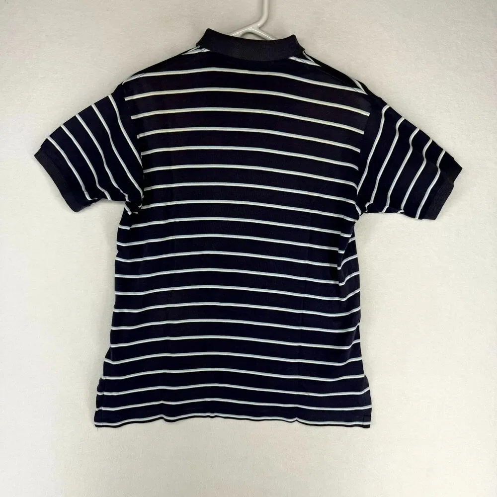 Polo by Ralph Lauren Blue Striped Polo‎ Mens Size L